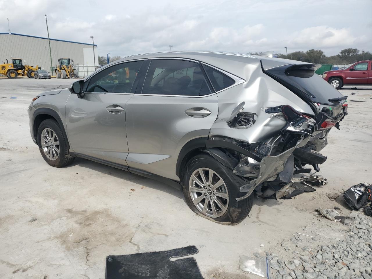 2021 Lexus NX VIN JTJDARDZ2M2243988 Copart auction photo, rear end damage thumbnail 2