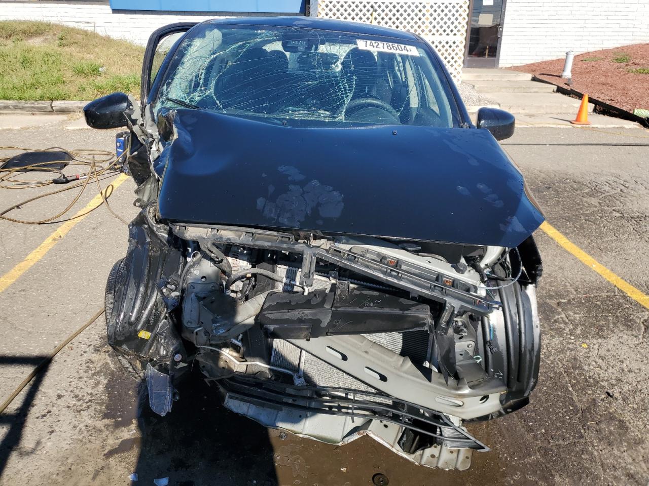 2021 Mitsubishi Mirage VIN ML32FUFJXMHF02123 Copart auction photo, front end / all over damage thumbnail 5