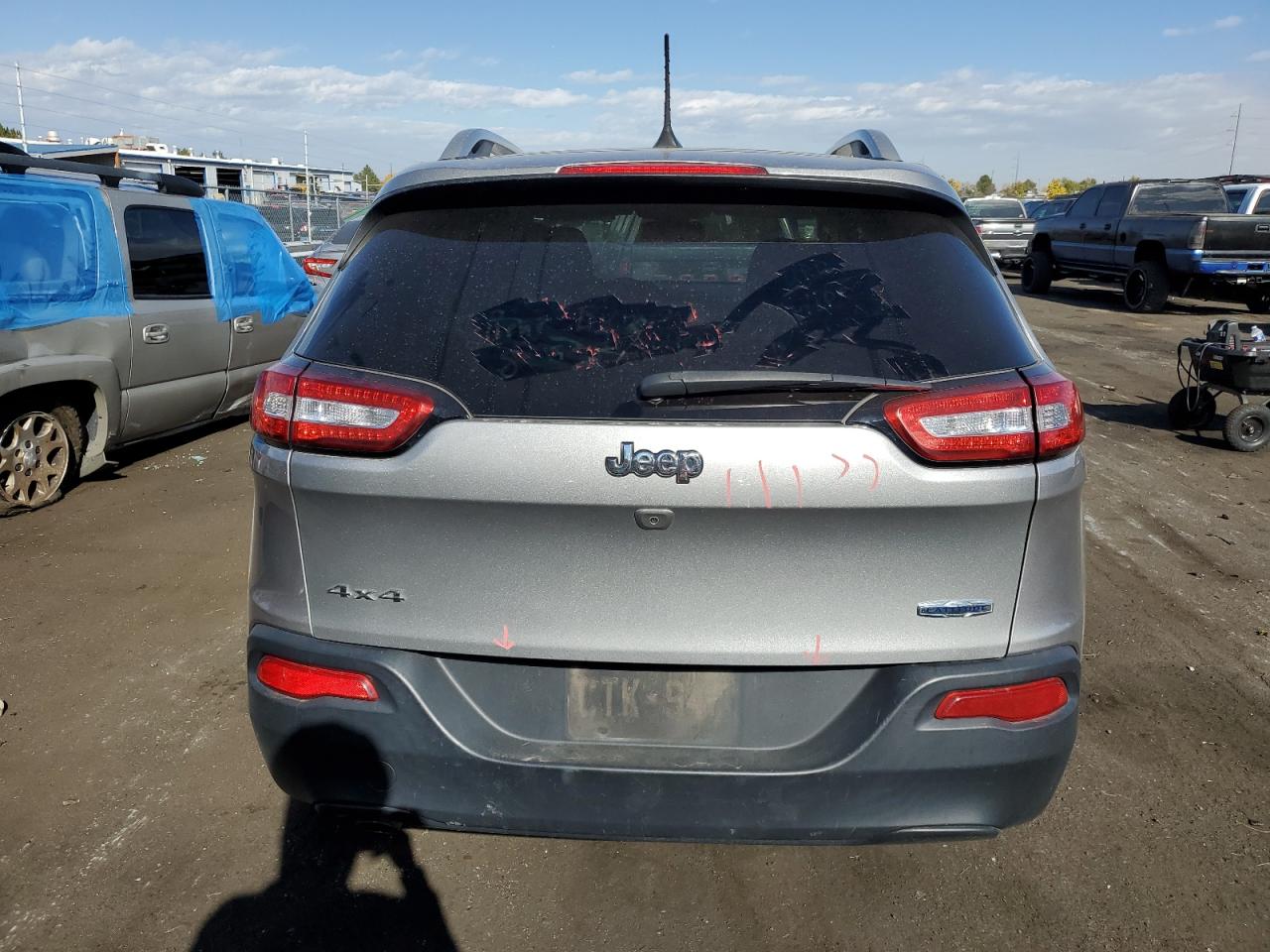 2016 Jeep Grand Cherokee VIN 1C4PJMCB6GW204907 Copart auction photo, front end damage thumbnail 6