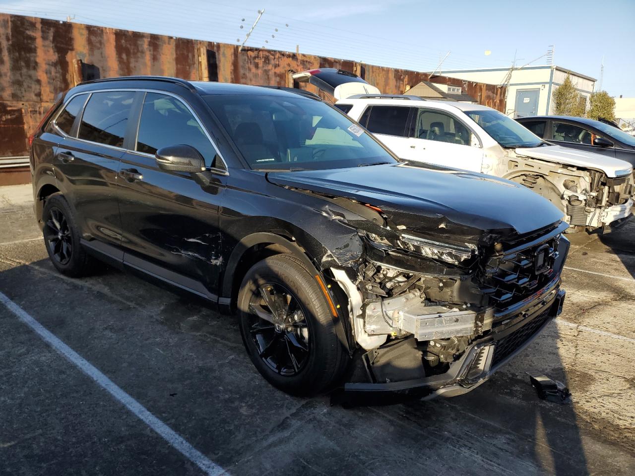 2024 Honda CR-V VIN 7FARS5H56RE009318 Copart auction photo, all over damage thumbnail 4