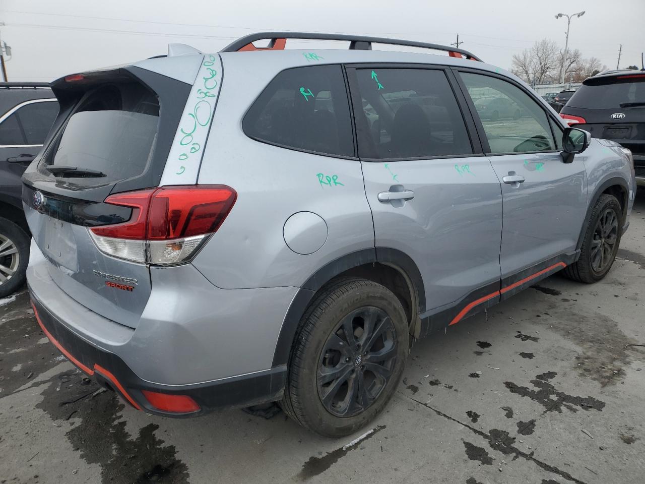 2019 Subaru Forester VIN JF2SKAJC8KH489481 Copart auction photo, hail damage thumbnail 3