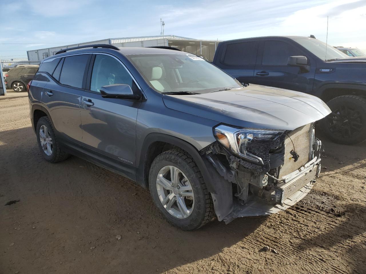 2021 GMC Terrain VIN 3GKALTEV6ML380055 Copart auction photo, front end / minor dent/scratches damage thumbnail 4