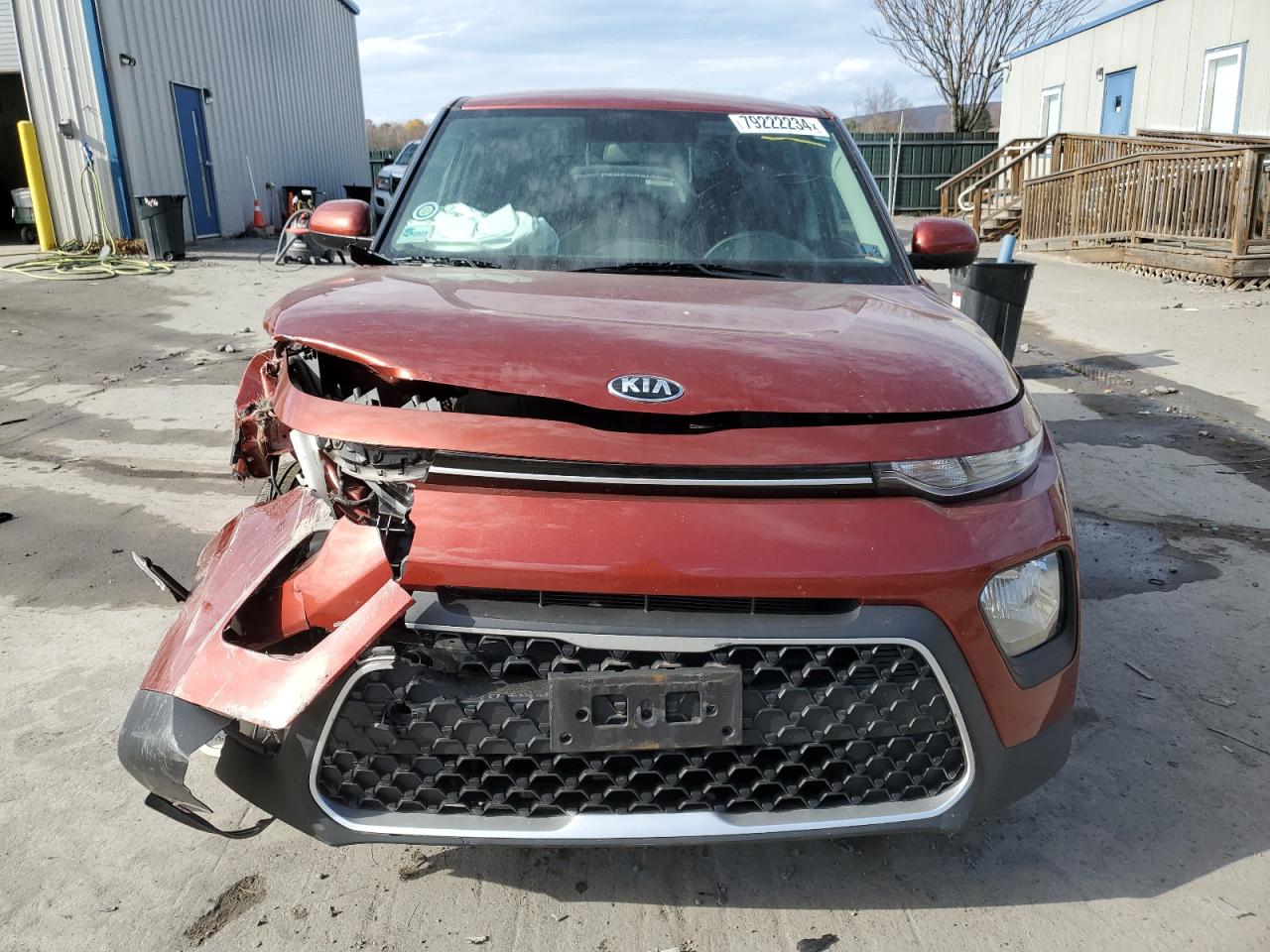 2020 KIA Soul VIN KNDJ23AU8L7102935 Copart auction photo, front end damage thumbnail 5