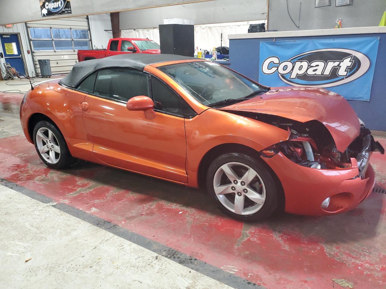 2008 Mitsubishi Eclipse VIN 4A3AL25F58E024519 Copart auction photo, front end damage thumbnail 4