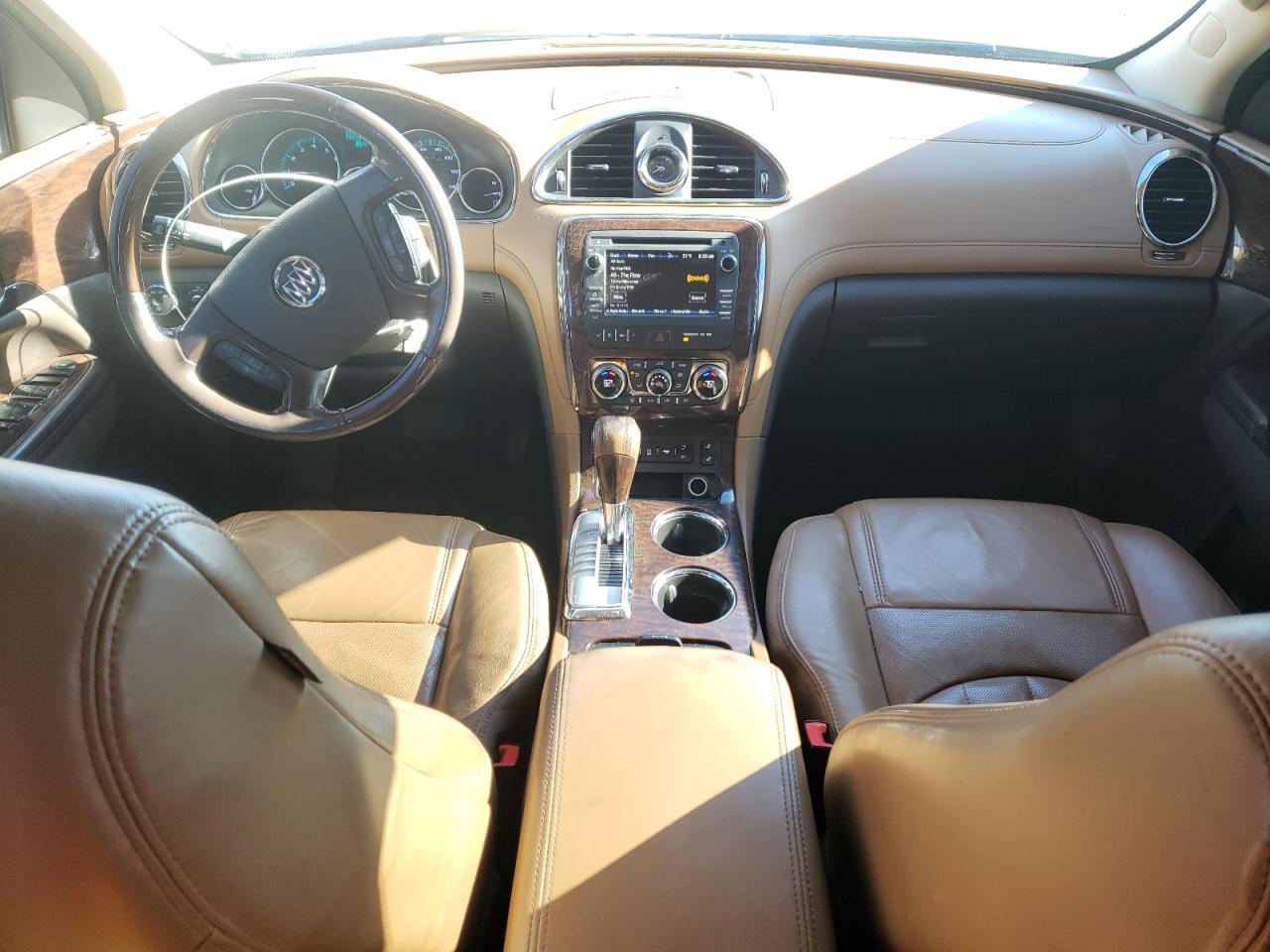 2014 Buick Enclave VIN 5GAKRBKD2EJ170843 Copart auction photo, front end damage thumbnail 8