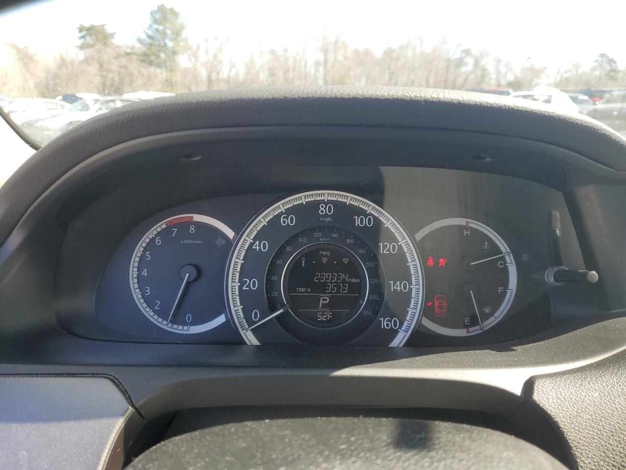 2014 Honda Accord VIN 1HGCR2F39EA188598 Copart auction photo, front end / rear end damage thumbnail 9