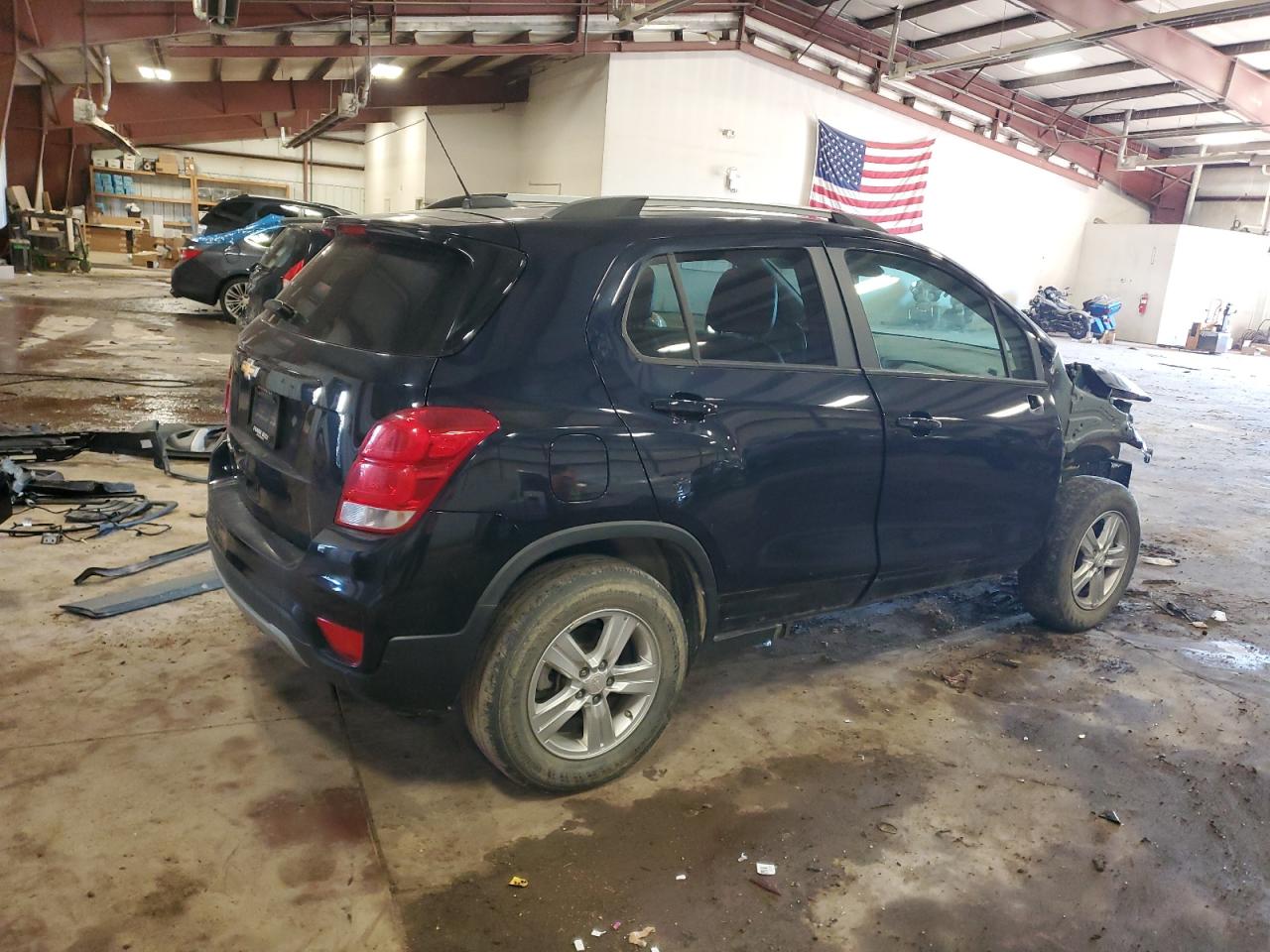 2021 Chevrolet Trax VIN KL7CJPSM8MB366007 Copart auction photo, front end damage thumbnail 3