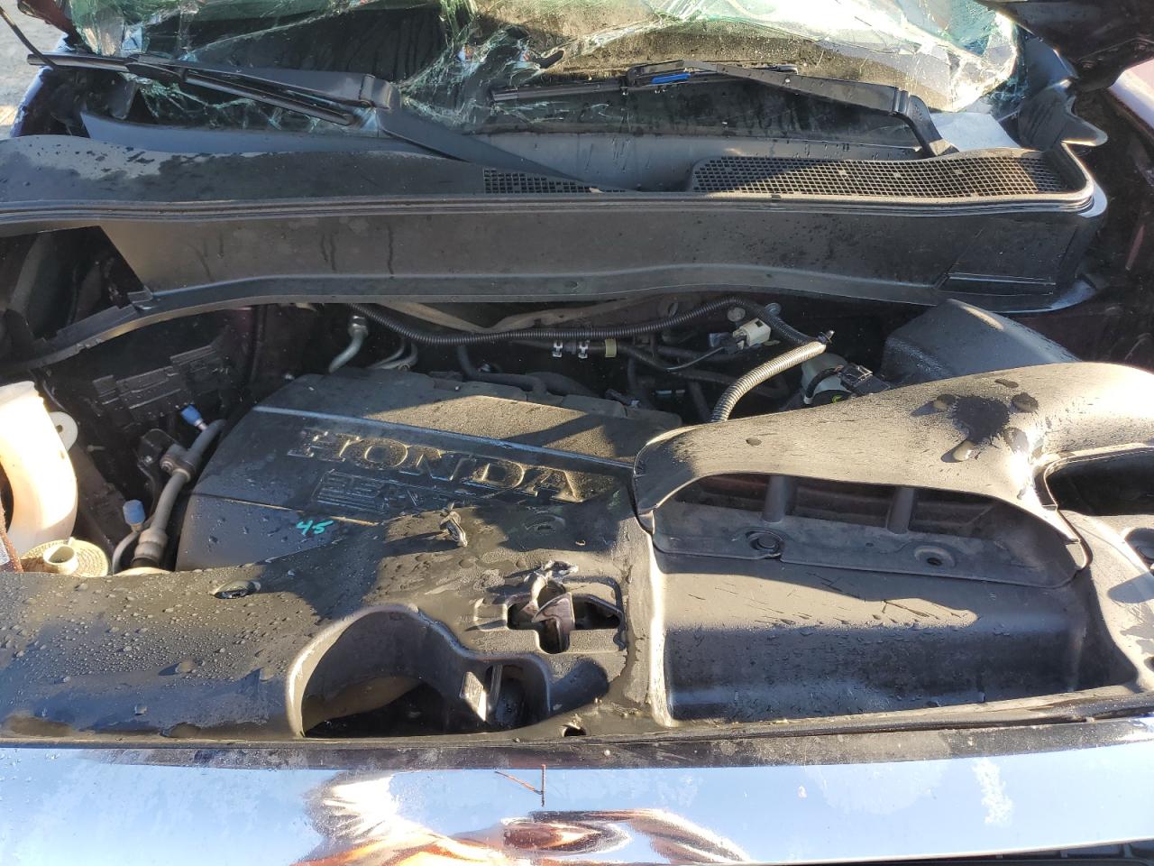 2011 Honda Pilot VIN 5FNYF3H50BB050369 Copart auction photo, side / front end damage thumbnail 12