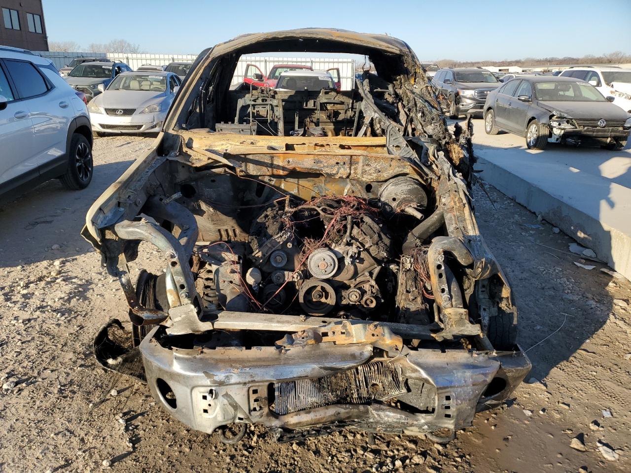 2013 Ford F-150 VIN 1FTFX1EF5DKD97532 Copart auction photo, burn damage thumbnail 5