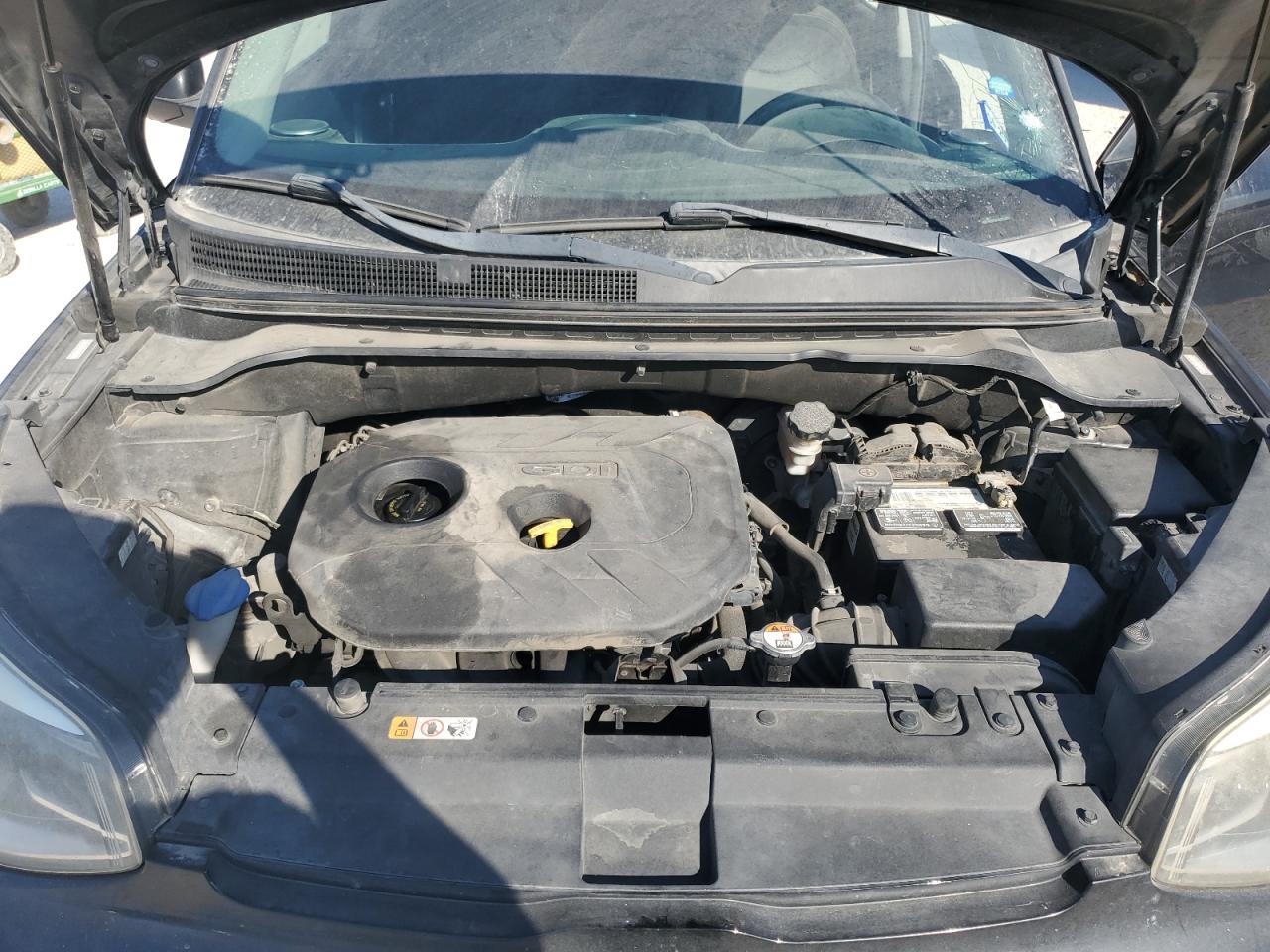 2016 KIA Soul VIN KNDJP3A52G7351683 Copart auction photo, all over damage thumbnail 12