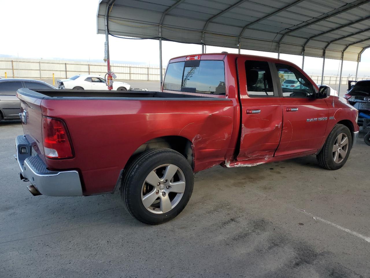 2012 Dodge RAM VIN 1C6RD6GT4CS330951 Copart auction photo, side damage thumbnail 3