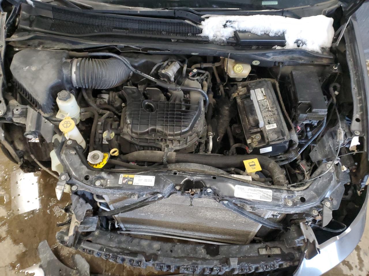 2018 Dodge Caravan VIN 2C4RDGEG8JR313413 Copart auction photo, front end damage thumbnail 12