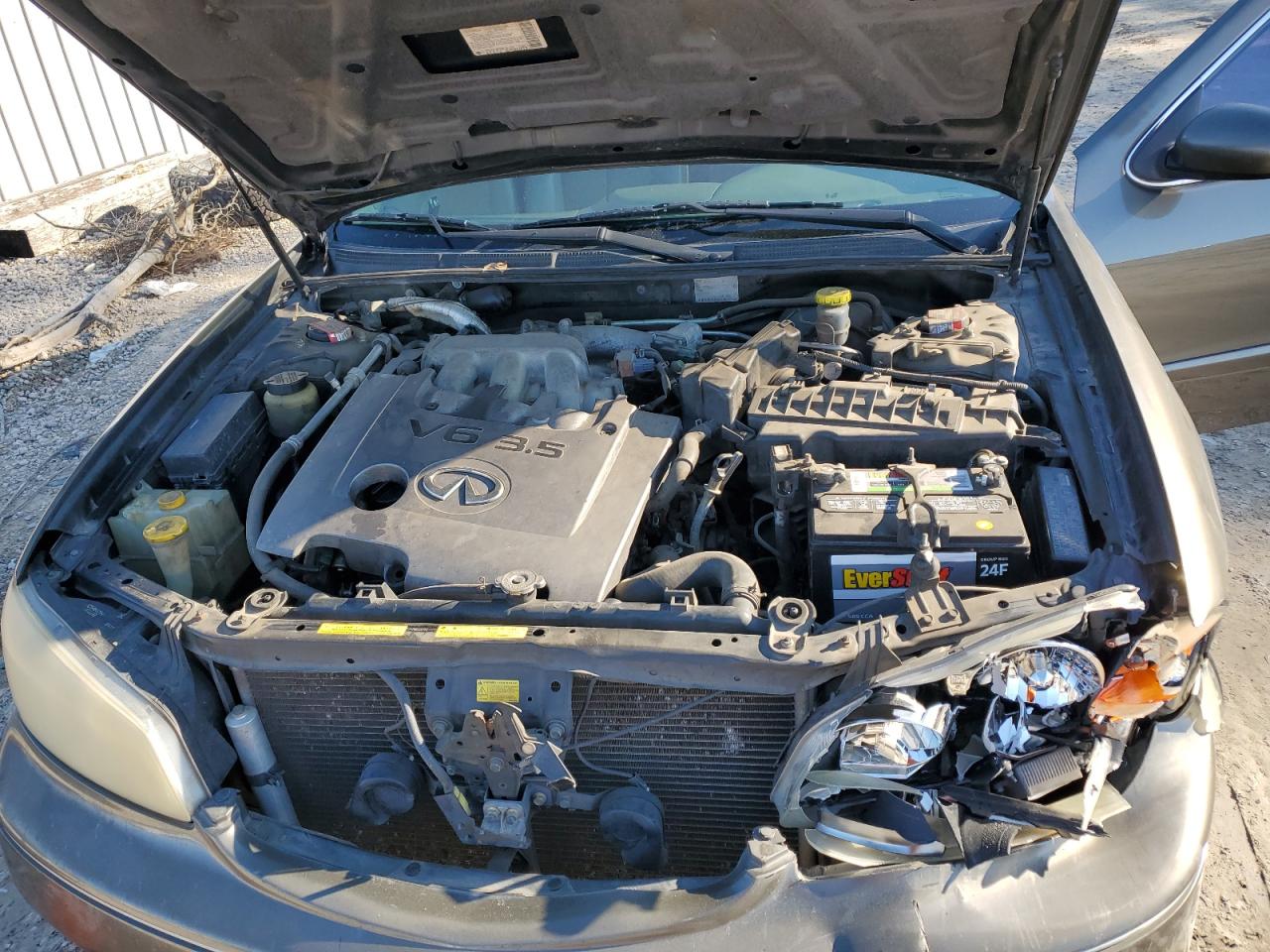 2003 Infiniti I VIN JNKDA31AX3T108568 Copart auction photo, front end damage thumbnail 11