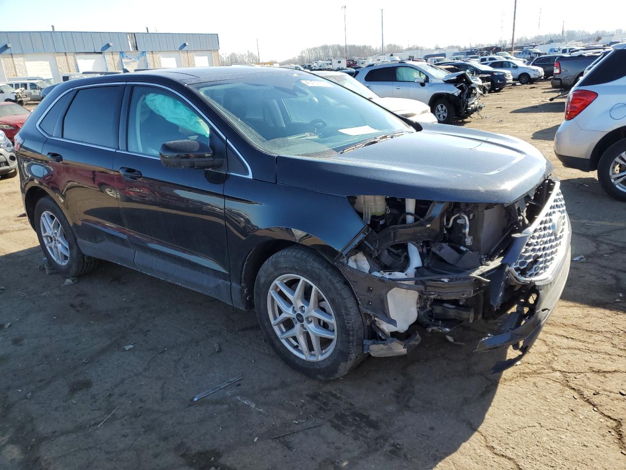 2023 Ford Edge VIN 2FMPK4J92PBA00082 Copart auction photo, front end damage thumbnail 4