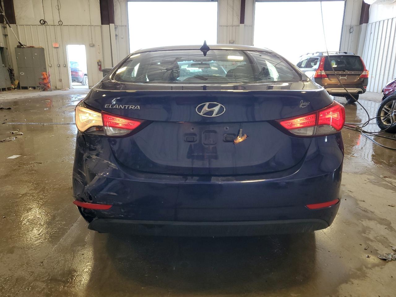 2014 Hyundai Elantra VIN 5NPDH4AE9EH456293 Copart auction photo, front end / rear end damage thumbnail 6