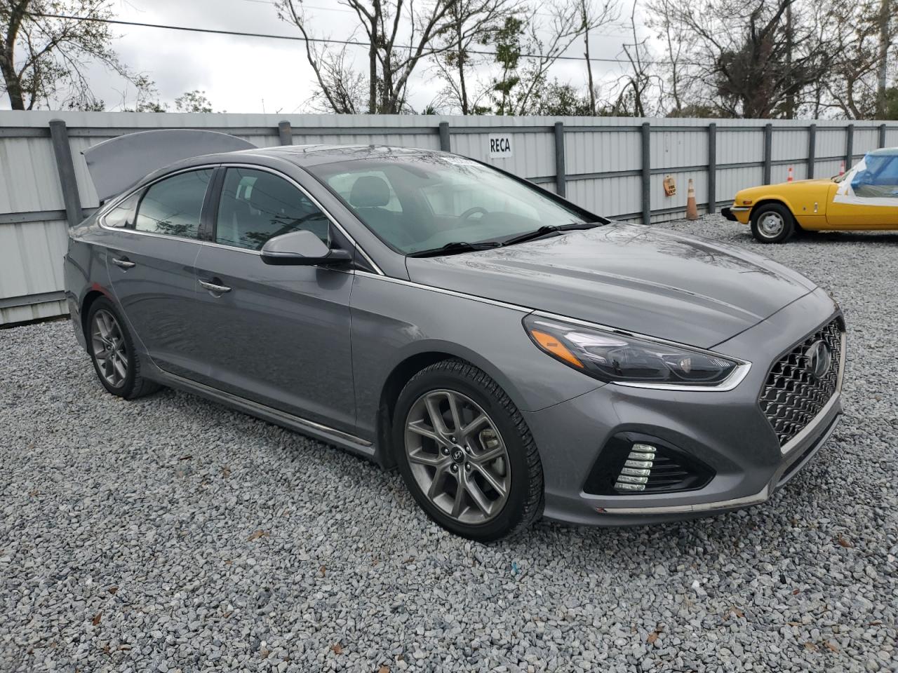 2018 Hyundai Sonata VIN 5NPE34AB3JH685684 Copart auction photo, rear end damage thumbnail 4