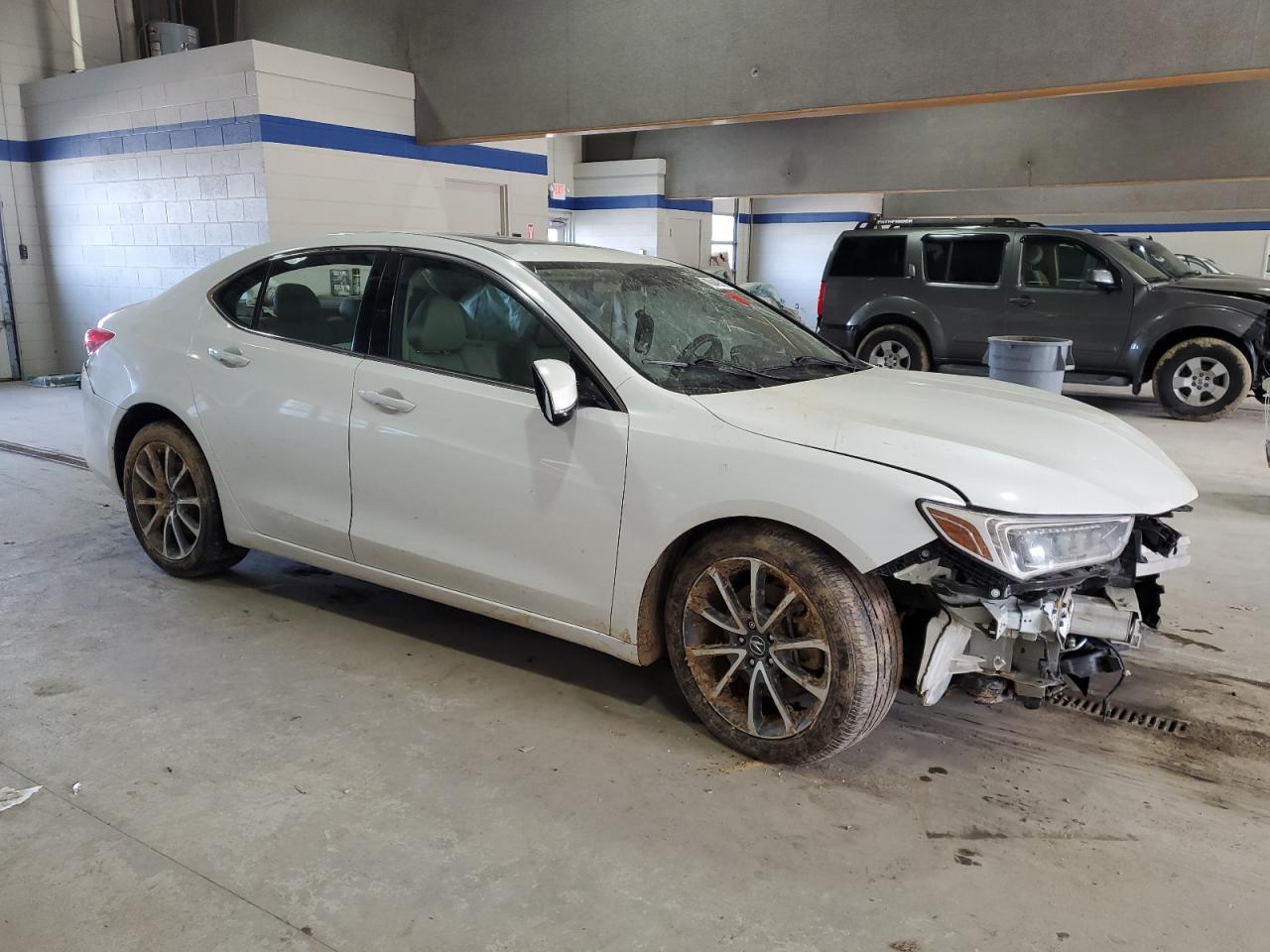 2019 Acura TLX VIN 19UUB2F30KA000619 Copart auction photo, front end / all over damage thumbnail 4