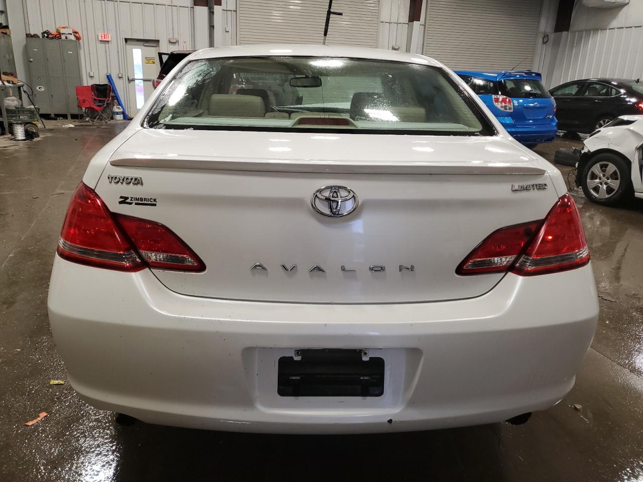 2007 Toyota Avalon VIN 4T1BK36B47U249865 Copart auction photo, front end damage thumbnail 6
