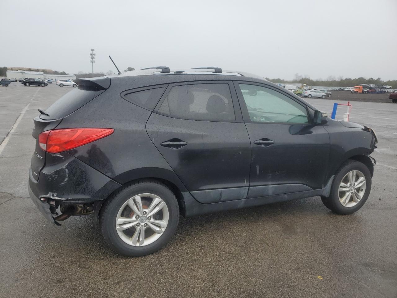 2013 Hyundai Tucson VIN KM8JUCAC5DU763595 Copart auction photo, rear end / front end damage thumbnail 3