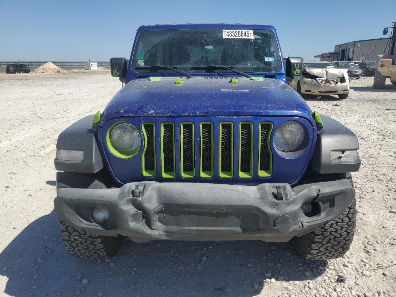 2019 Jeep Wrangler VIN 1C4HJXDG8KW631529 Copart auction photo, front end damage thumbnail 5