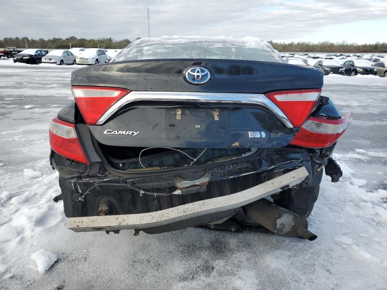 2016 Toyota Camry VIN 4T1BD1FK6GU185889 Copart auction photo, rear end / minor dent/scratches damage thumbnail 6
