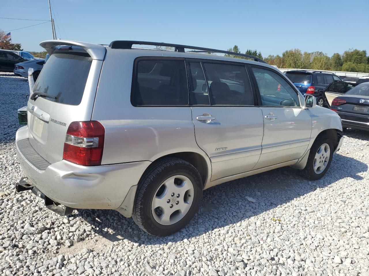 2007 Toyota Highlander VIN JTEEP21A370194243 Copart auction photo, front end damage thumbnail 3