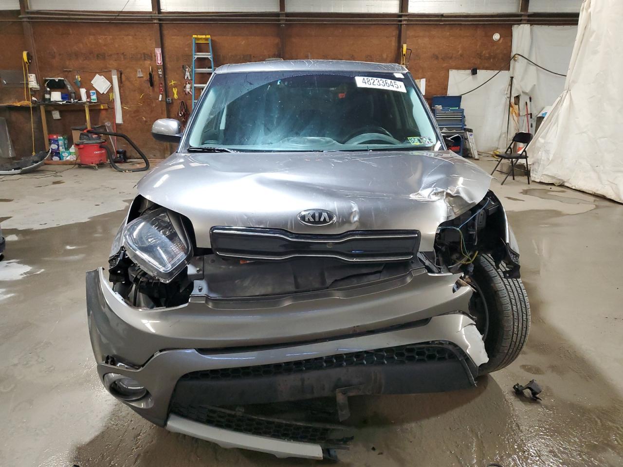 2019 KIA Soul VIN KNDJP3A52K7670428 Copart auction photo, front end / side damage thumbnail 5