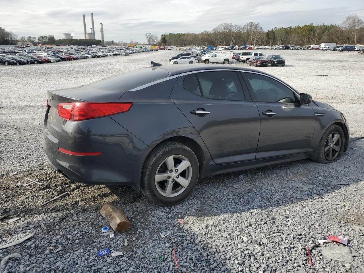 2015 KIA Optima VIN 5XXGM4A78FG438584 Copart auction photo, all over damage thumbnail 3
