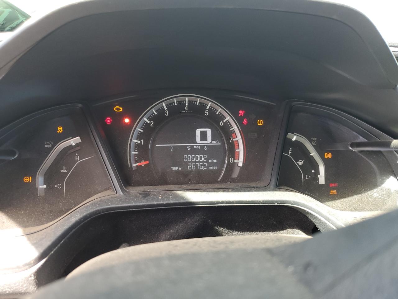 2016 Honda Civic VIN 2HGFC4B58GH304279 Copart auction photo, side / front end damage thumbnail 9