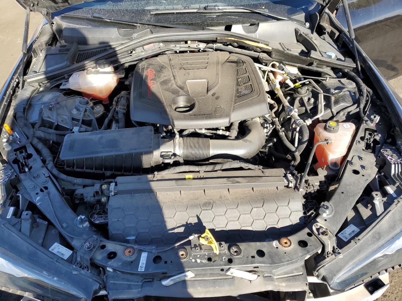 2018 Alfa Romeo Giulia VIN ZARFAECN8J7589857 Copart auction photo, all over damage thumbnail 11