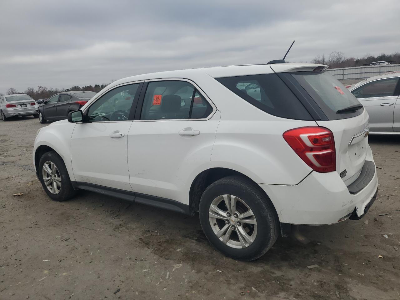 2016 Chevrolet Equinox VIN 2GNFLEEK4G6255591 Copart auction photo, rear end / side damage thumbnail 2
