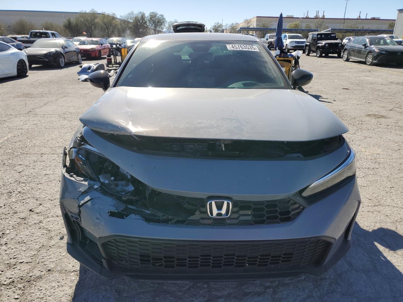 2025 Honda Civic VIN 2HGFE2F56SH564634 Copart auction photo, front end / side damage thumbnail 5