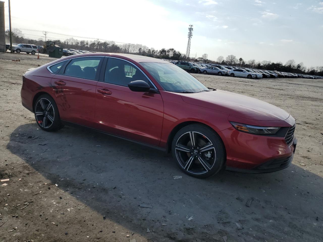 2024 Honda Accord VIN 1HGCY2F58RA076014 Copart auction photo, rear end / side damage thumbnail 4
