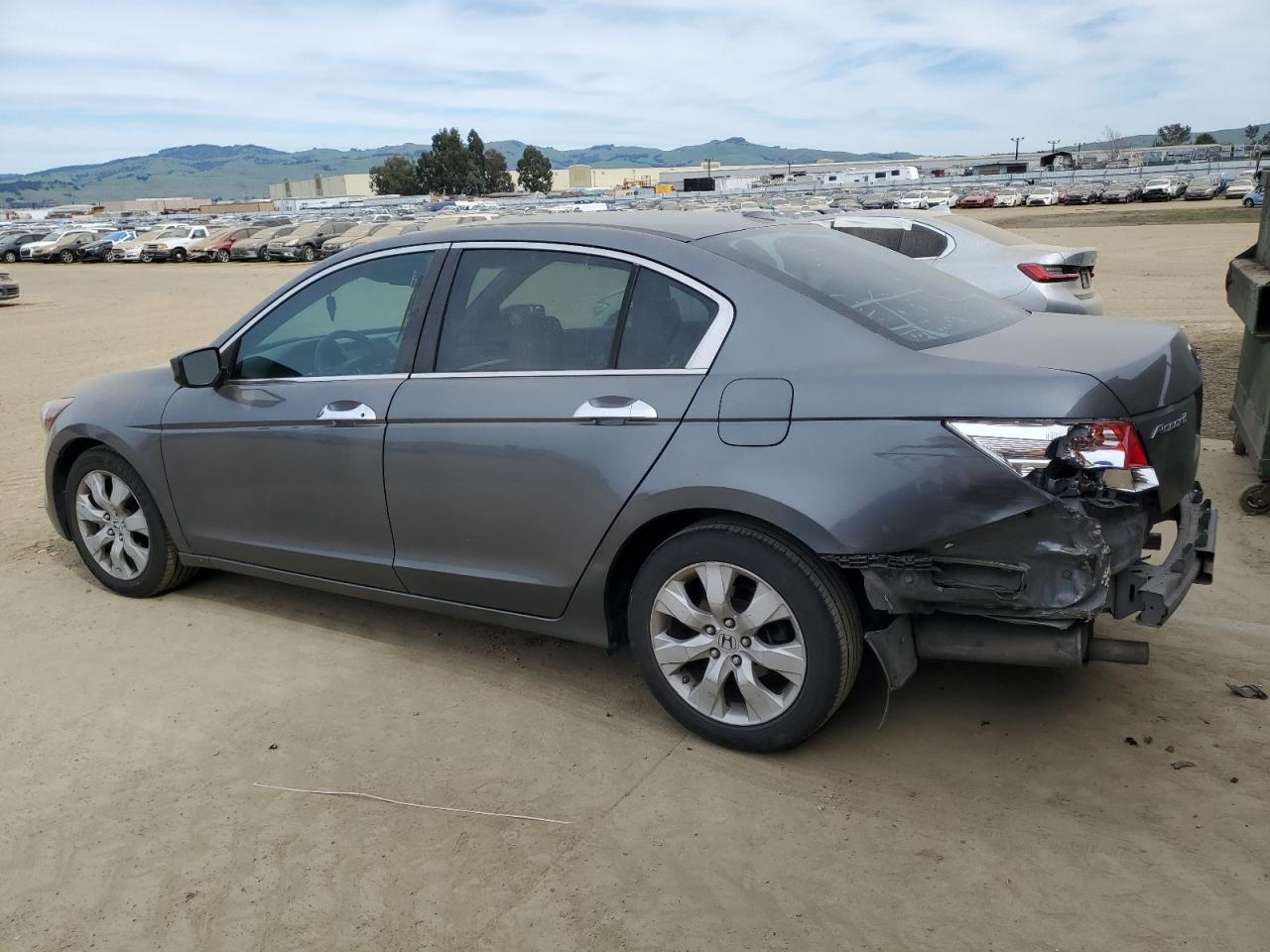 2008 Honda Accord VIN 1HGCP36848A080966 Copart auction photo, rear end damage thumbnail 2
