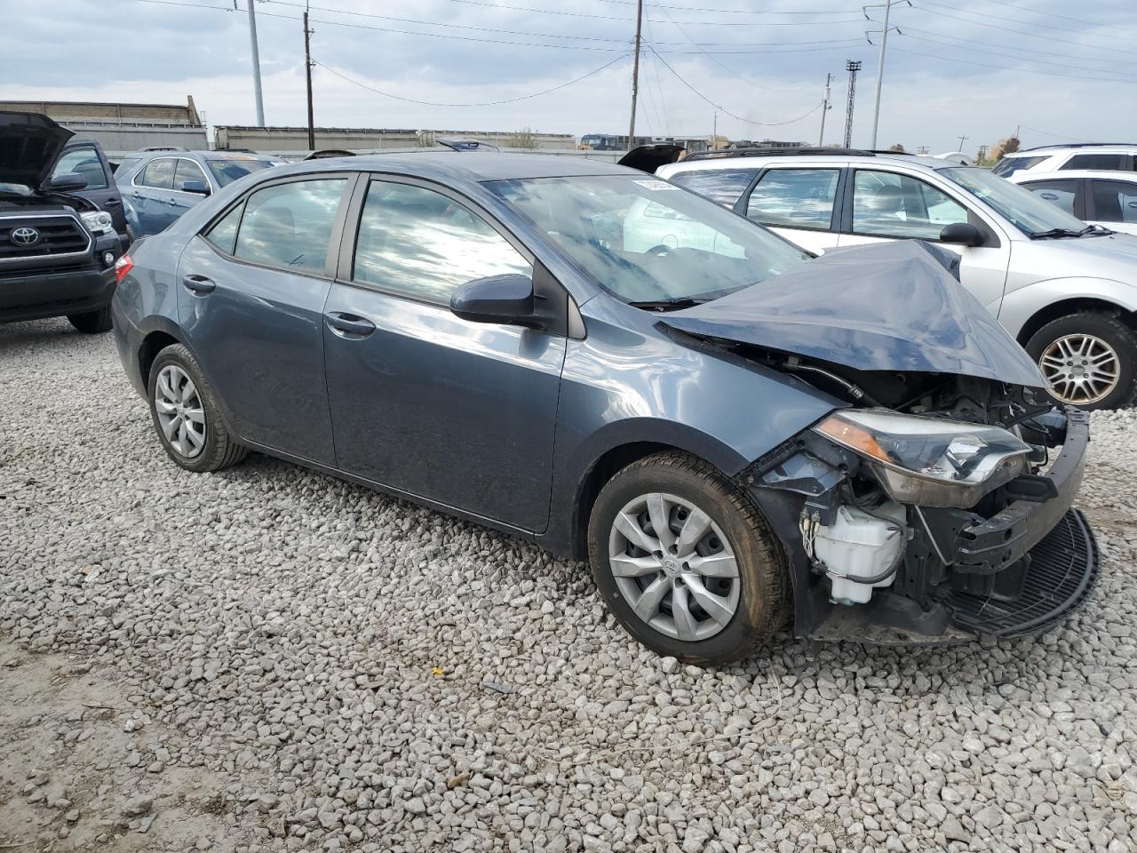 2015 Toyota Corolla VIN 2T1BURHE0FC354973 Copart auction photo, front end damage thumbnail 4