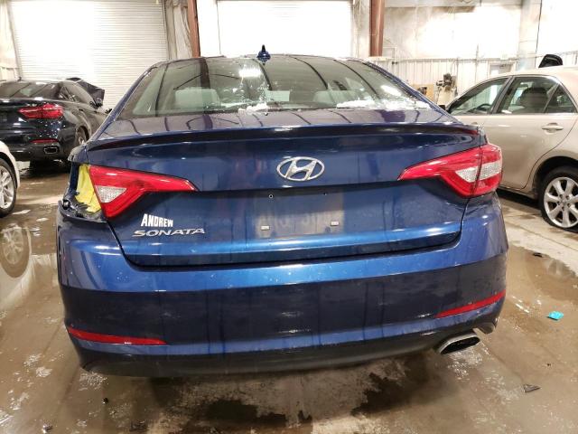 2016 Hyundai Sonata VIN 5NPE24AF3GH405485 Copart auction photo, rear end / vandalism damage thumbnail 6