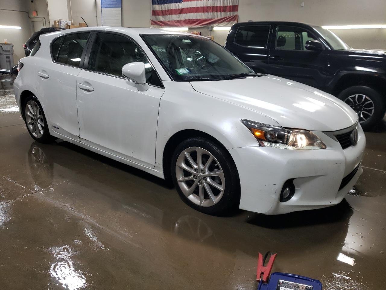 2012 Lexus CT VIN JTHKD5BH4C2104107 Copart auction photo, side damage thumbnail 4