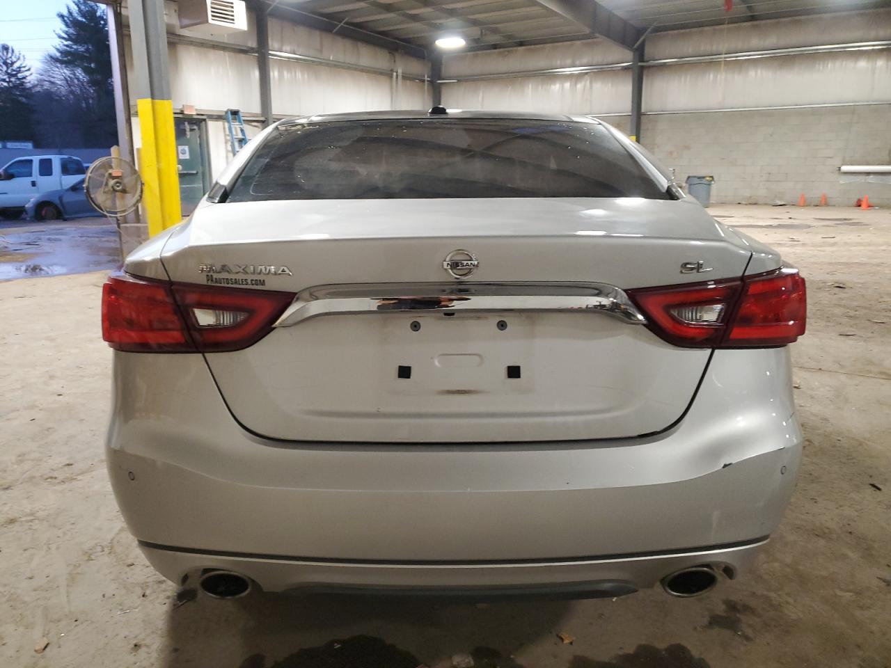 2017 Nissan Maxima VIN 1N4AA6AP5HC400202 Copart auction photo, vandalism damage thumbnail 6