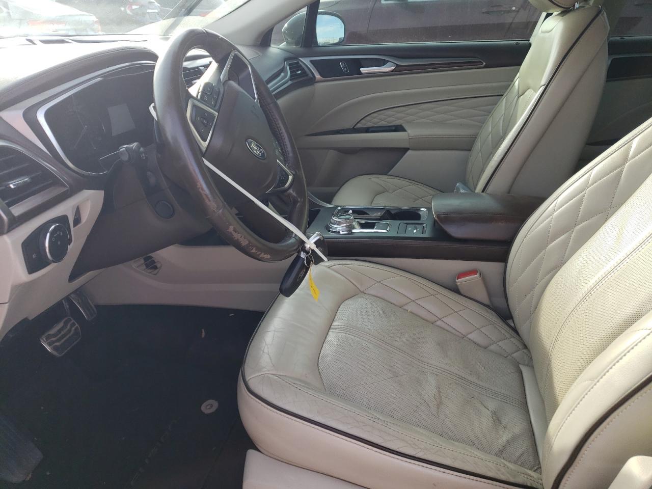 2017 Ford Fusion VIN 3FA6P0K96HR209052 Copart auction photo, side damage thumbnail 7