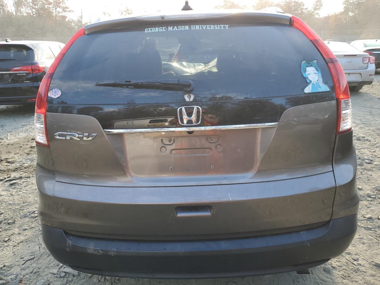 2012 Honda CR-V VIN 5J6RM3H78CL043688 Copart auction photo, rollover damage thumbnail 6