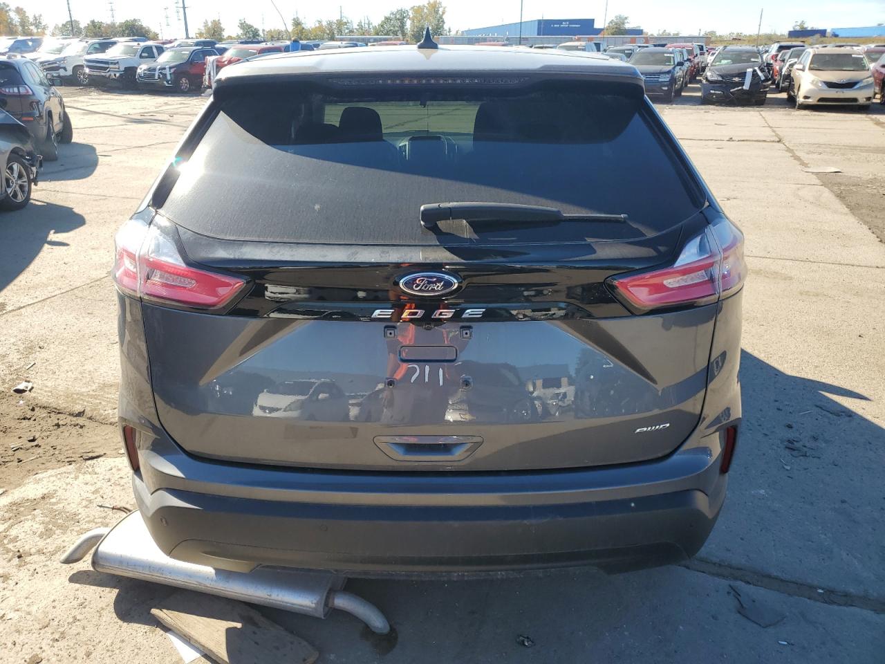 2021 Ford Edge VIN 2FMPK4G98MBA23711 Copart auction photo, side damage thumbnail 6