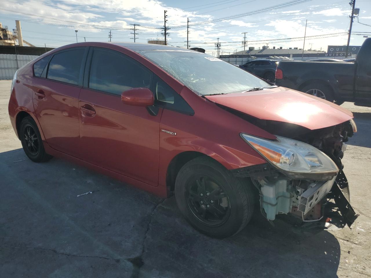 2012 Toyota Prius VIN JTDKN3DU6C5463311 Copart auction photo, front end damage thumbnail 4