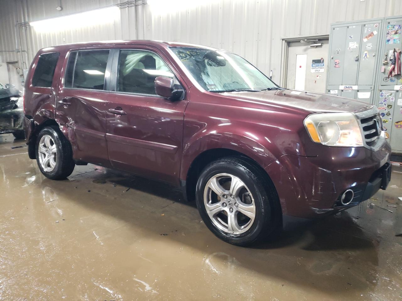 2013 Honda Pilot VIN 5FNYF4H5XDB042630 Copart auction photo, side / rear end damage thumbnail 4