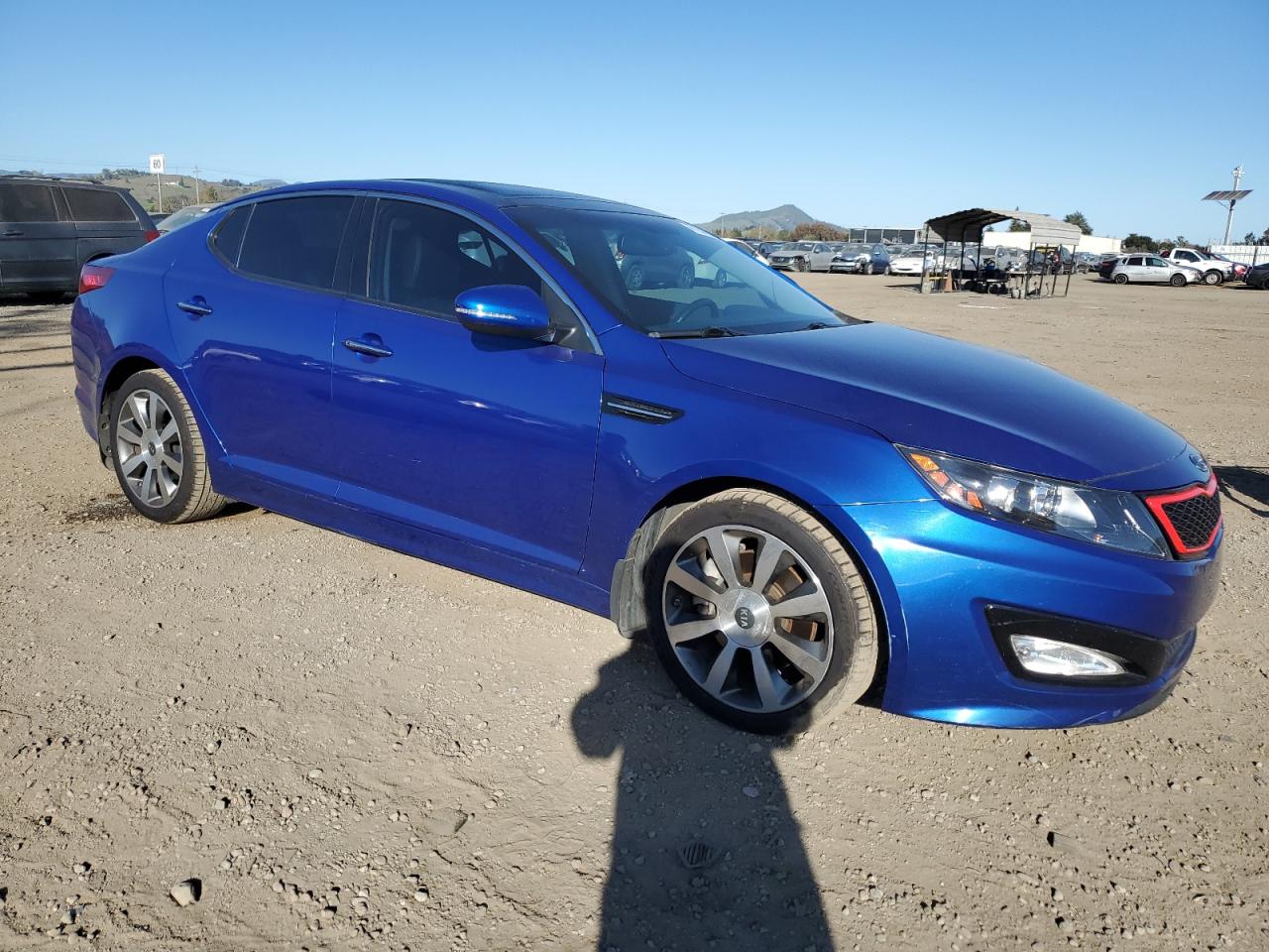 2013 KIA Optima VIN 5XXGR4A67DG104570 Copart auction photo, front end damage thumbnail 4