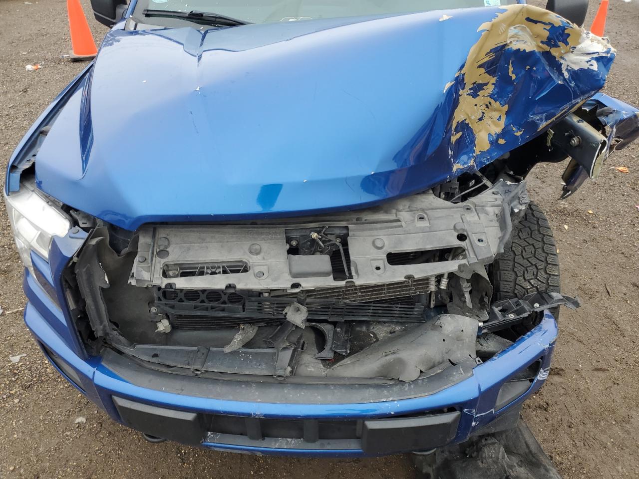 2017 Ford F-150 VIN 1FTEX1EP1HKD79832 Copart auction photo, all over damage thumbnail 11