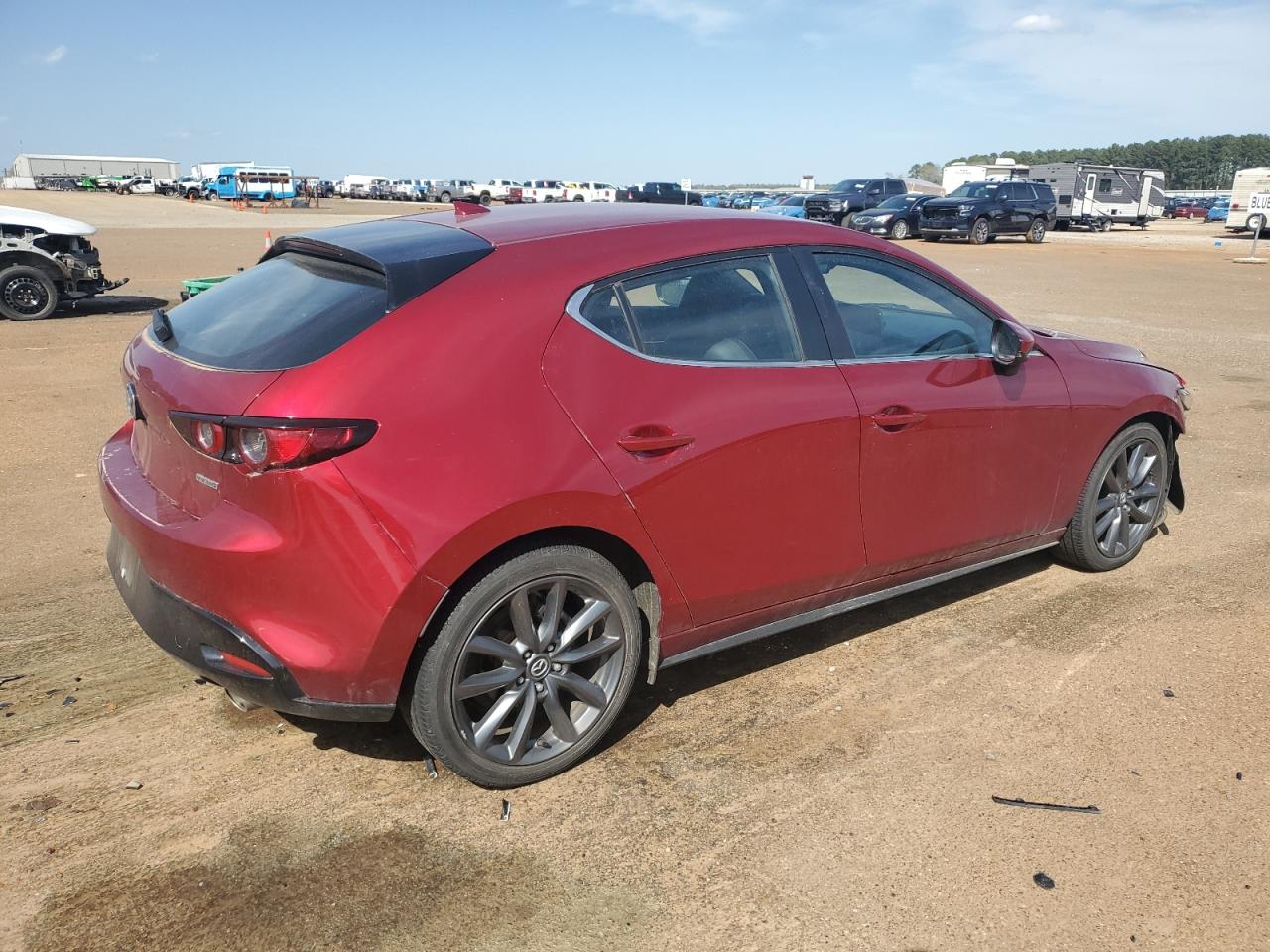 2019 Mazda 3 VIN JM1BPAMM9K1141427 Copart auction photo, front end / minor dent/scratches damage thumbnail 3