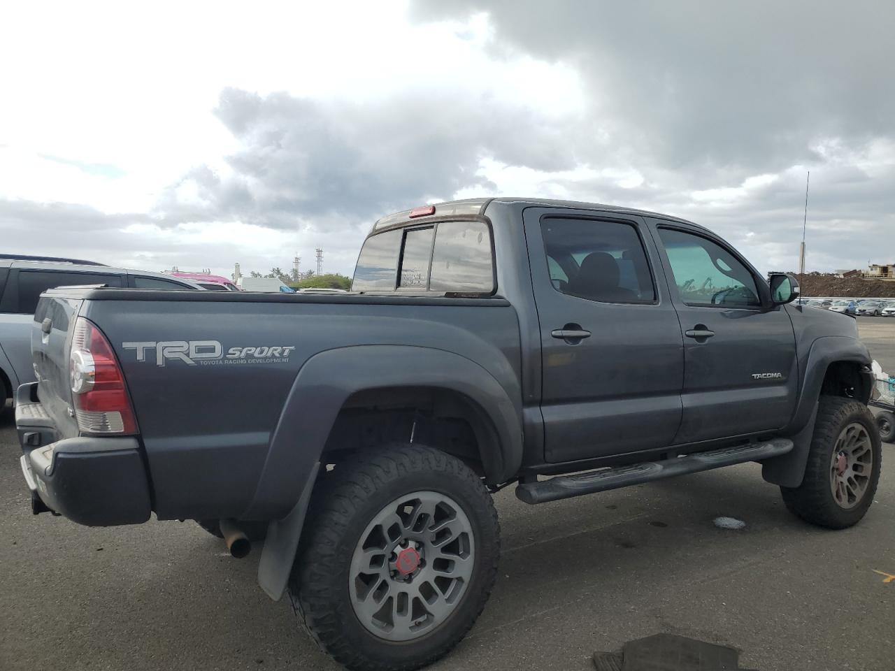 2014 Toyota Tacoma VIN 3TMJU4GN7EM172855 Copart auction photo, front end damage thumbnail 3