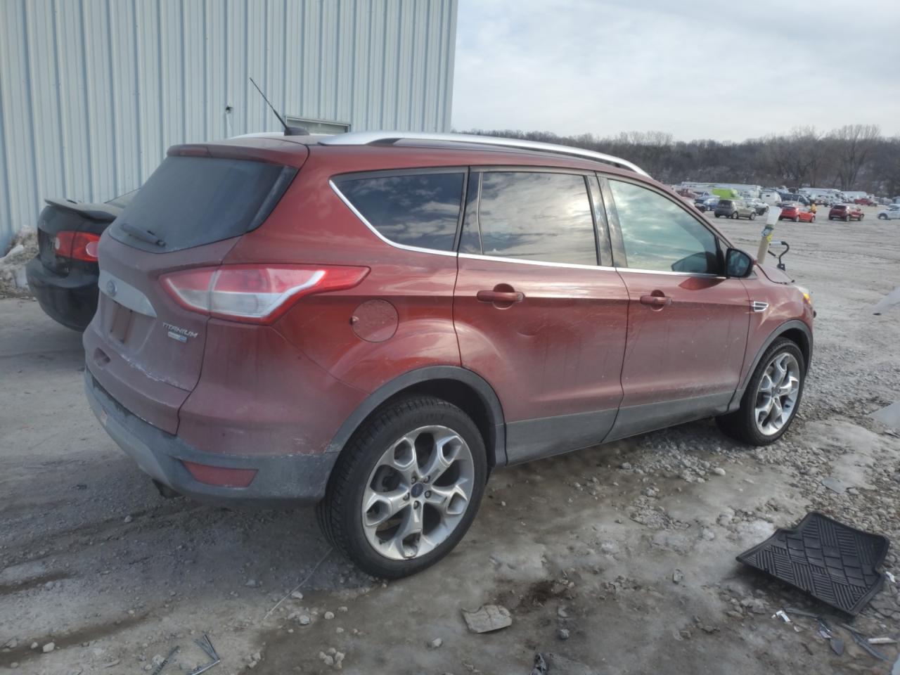 2014 Ford Escape VIN 1FMCU9J90EUD58116 Copart auction photo, front end / mechanical damage thumbnail 3