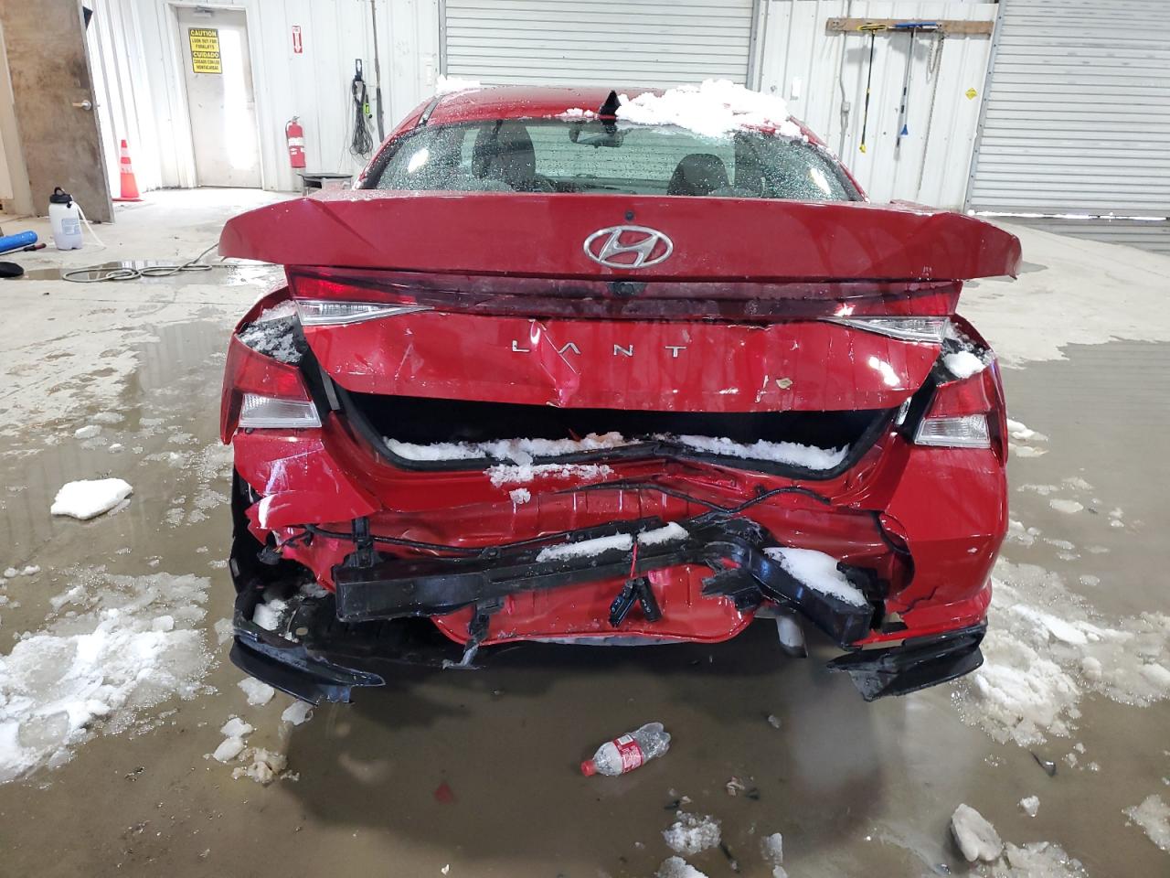 2022 Hyundai Elantra VIN KMHLS4AG5NU219686 Copart auction photo, rear end damage thumbnail 6
