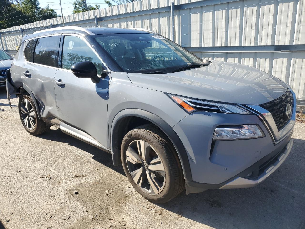 2021 Nissan Rogue VIN JN8AT3DC9MW102437 Copart auction photo, water/flood / rear end damage thumbnail 4
